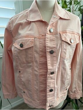 Chico's Pale Pink Denim Jacket